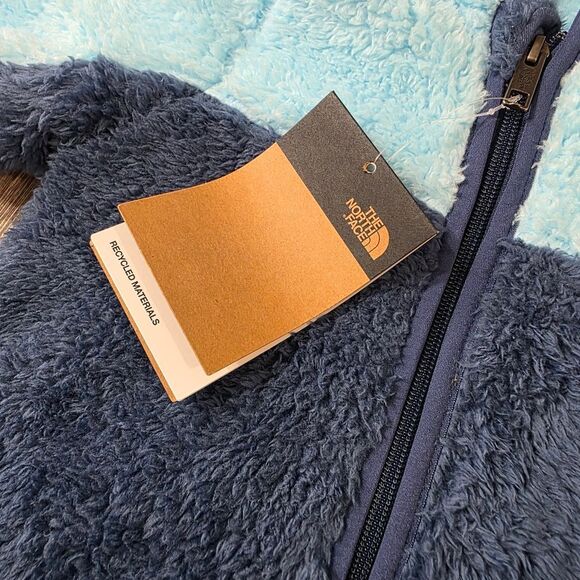 The North Face Baby Bear Campshire Bodysuit Blue White Size 12-18 M Months New - Picture 4 of 12